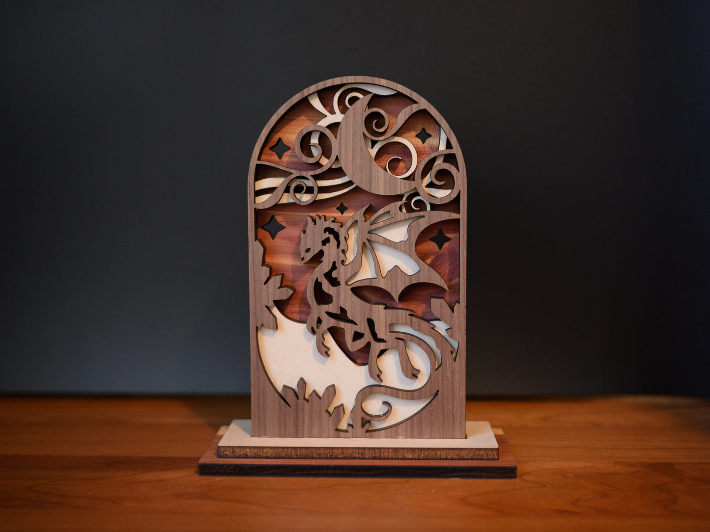 Dragon Bookshelf Sign