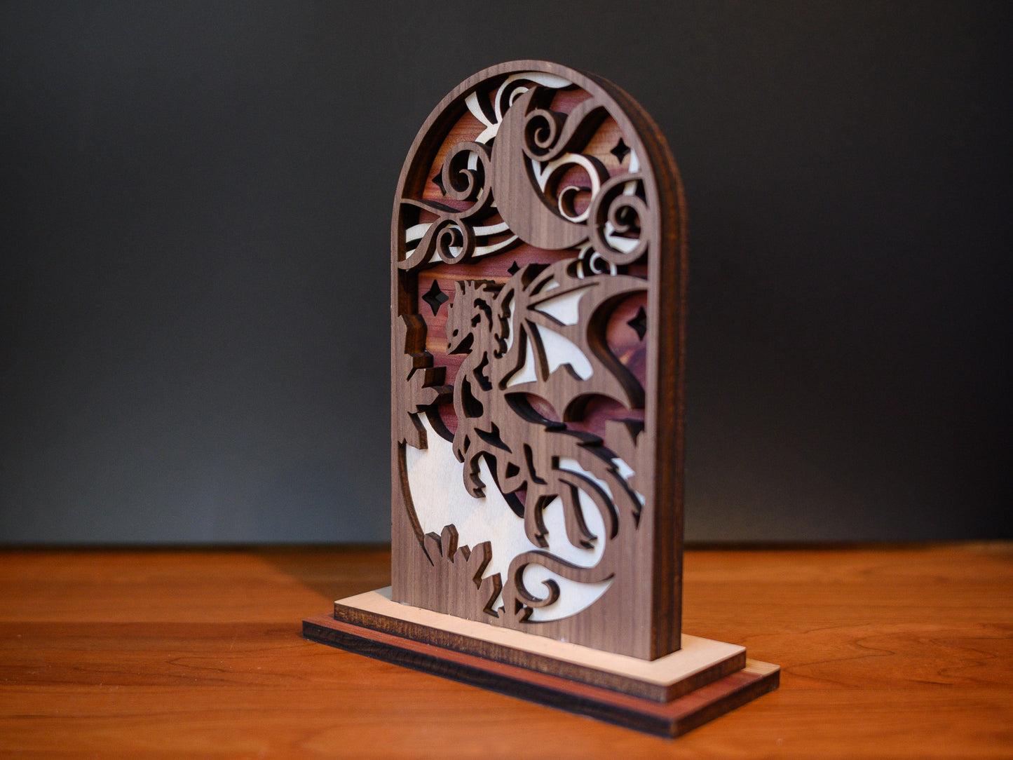 Dragon Bookshelf Sign