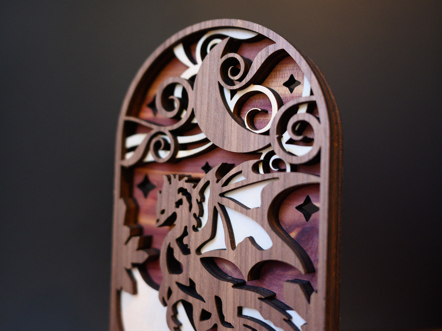 Dragon Bookshelf Sign