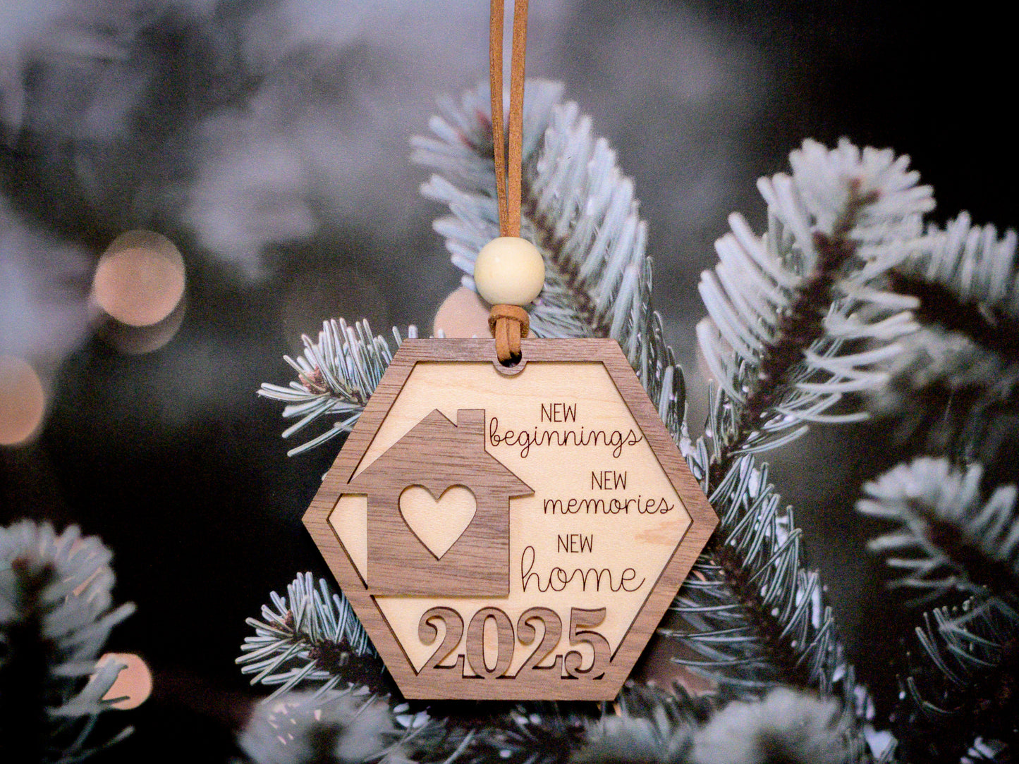 New Home Ornament, 2025 Christmas Holiday Ornament