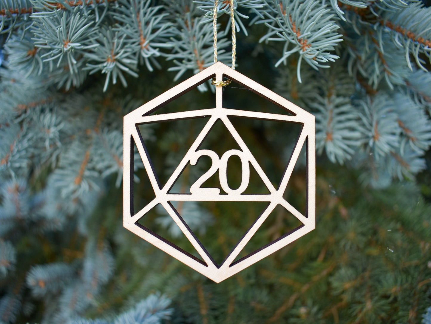 D&D D20 Ornament, Dungeons and Dragons Ornament, DnD Gift Tag, Dungeons and Dragons Gift Idea, DnD Christmas Ornament, 2021 Ornament