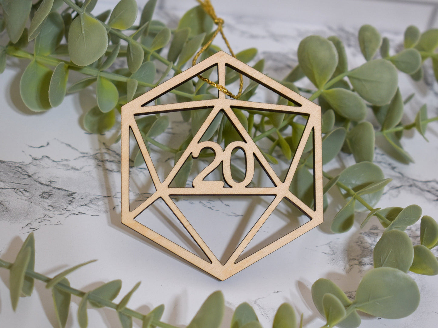 D&D D20 Ornament, Dungeons and Dragons Ornament, DnD Gift Tag, Dungeons and Dragons Gift Idea, DnD Christmas Ornament, 2021 Ornament