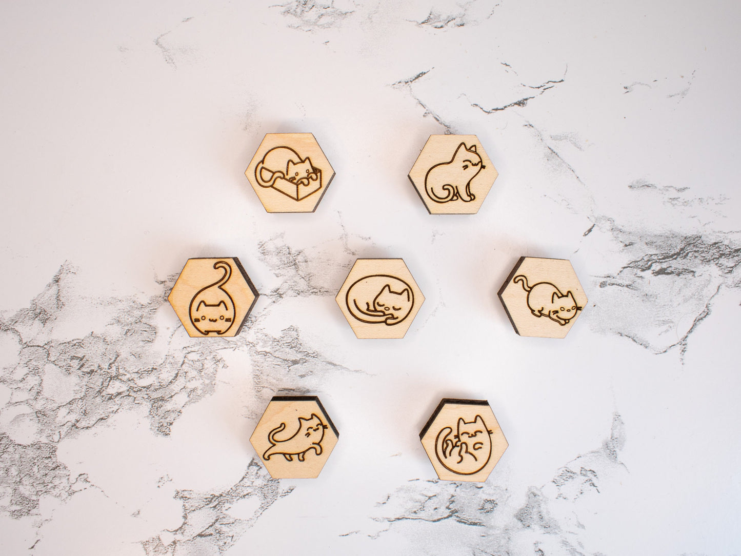 Cat Magnets, Gift for Cat Lovers, Cute Cat Decor