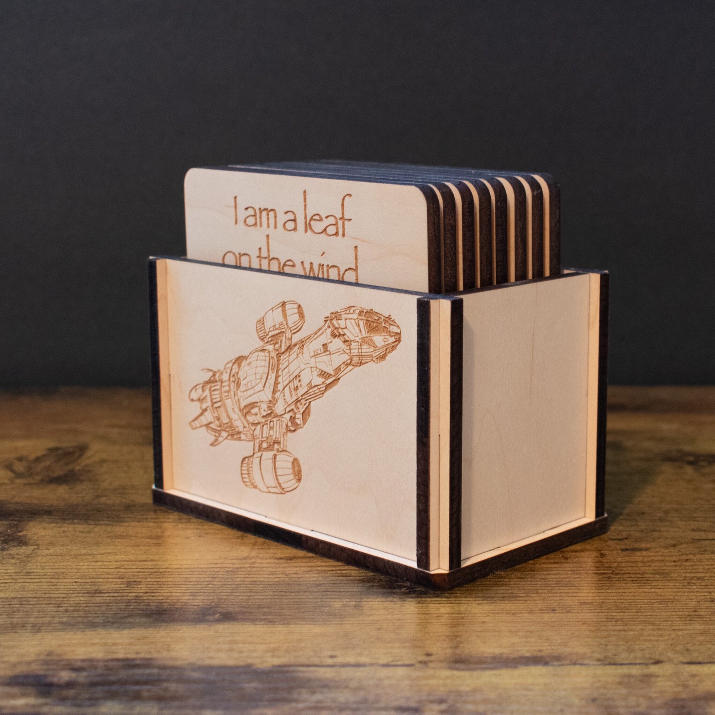 Firefly Serenity Coasters, Set of 8, Firefly Tv Show, Gift for Firefly Fans, Housewarming Gift, Serenity Firefly Decor