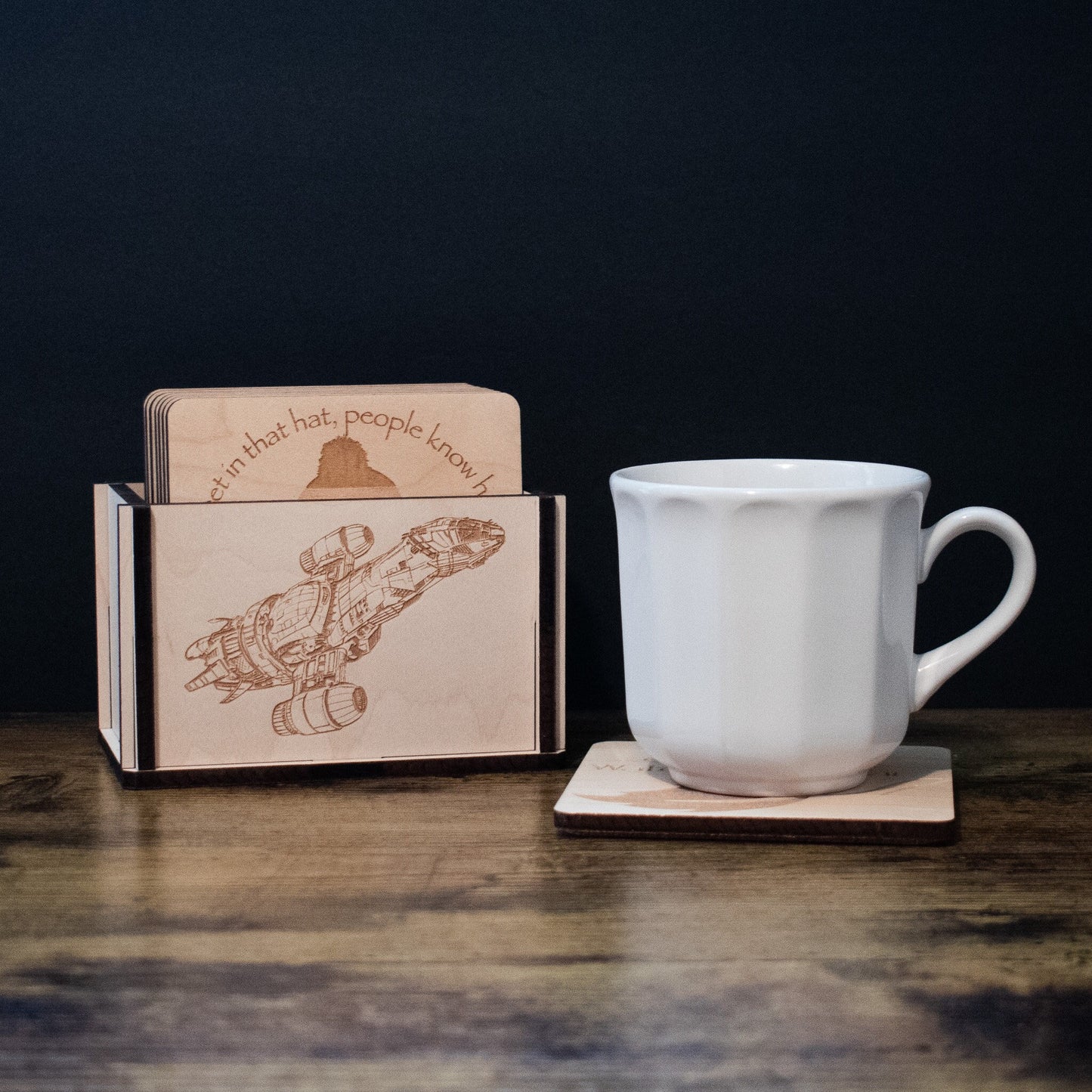 Firefly Serenity Coasters, Set of 8, Firefly Tv Show, Gift for Firefly Fans, Housewarming Gift, Serenity Firefly Decor