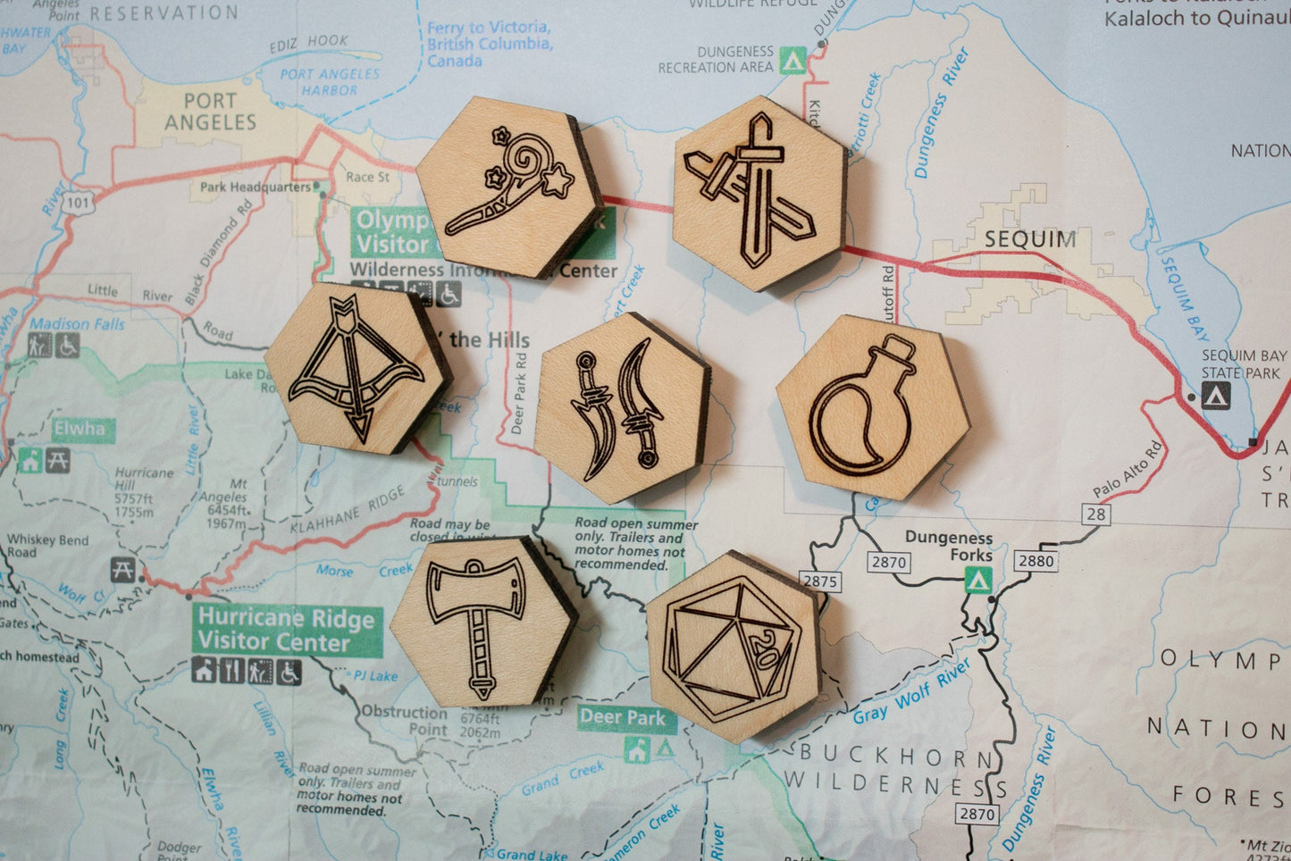 D&D Magnets, Set of 7