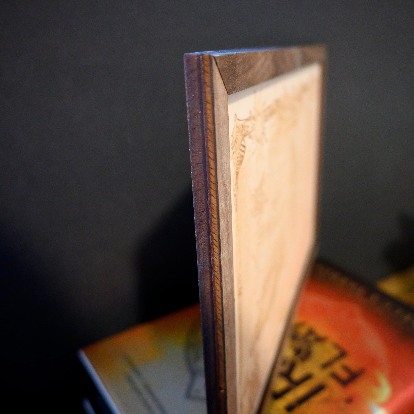 Fourth Wing/Iron Flame Map, Wood Engraved Map