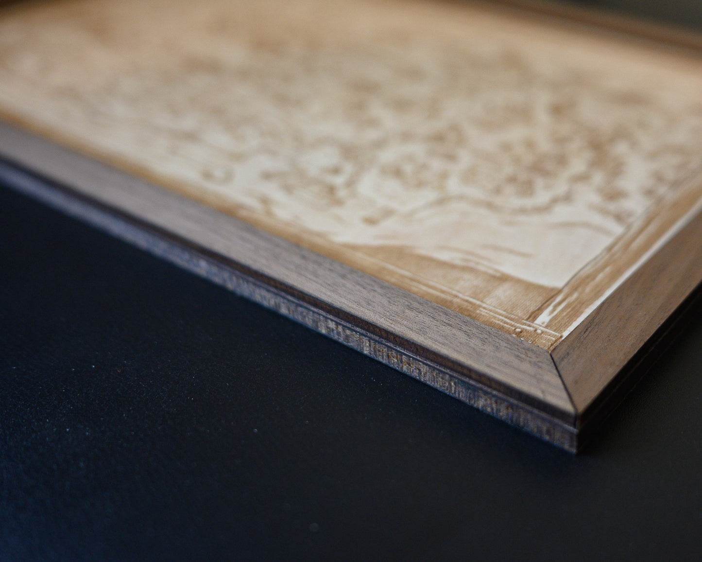 Stardew Valley Wood Engraved Map