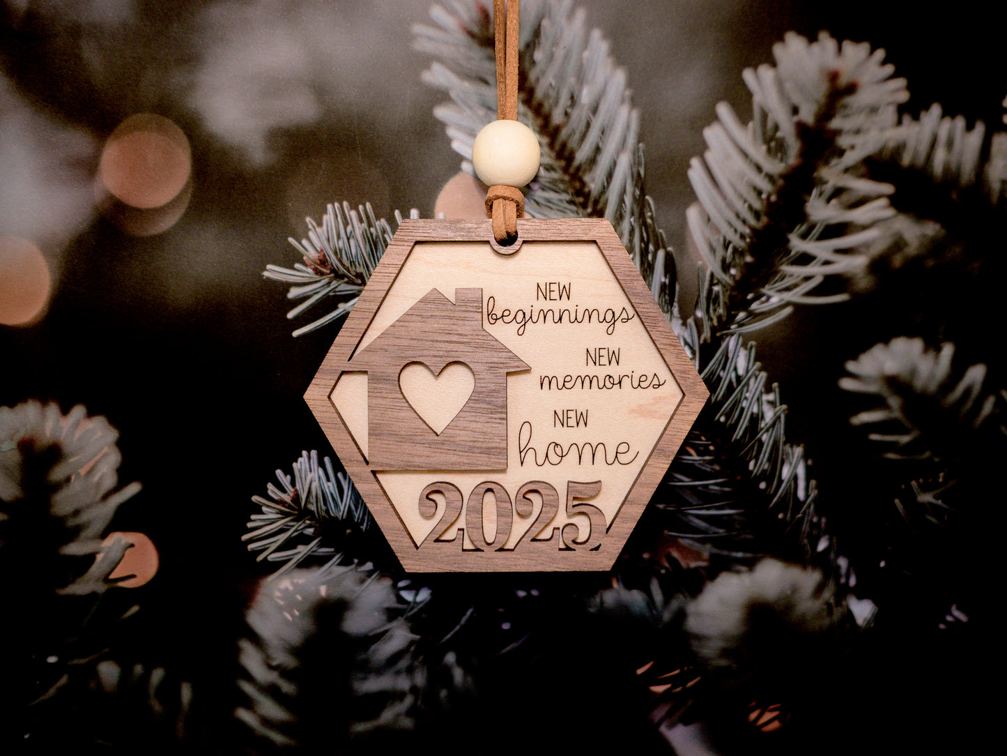 New Home Ornament, 2025 Christmas Holiday Ornament