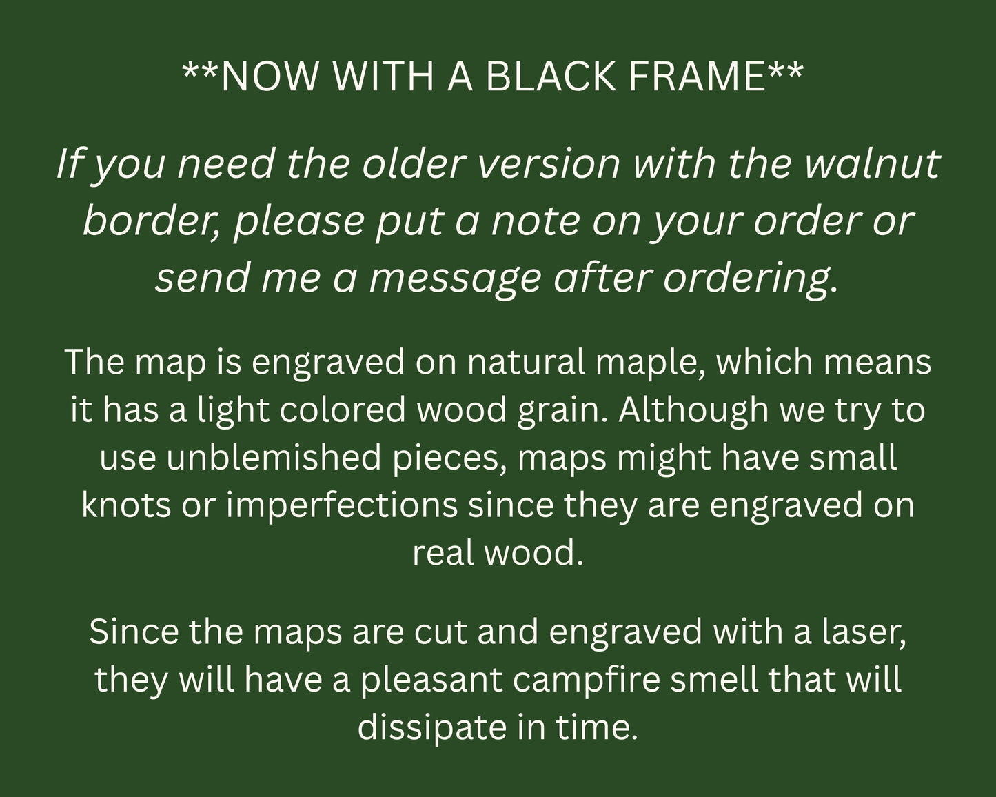 Eragon Wood Engraved Display Map