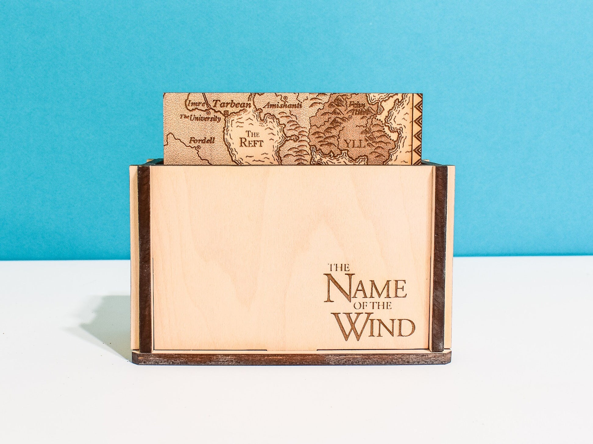 Name of the Wind Coasters, Name of the Wind Map Coasters, Kingkiller Chronicle Gift Idea, Wood Map, Fantasy Home Decor