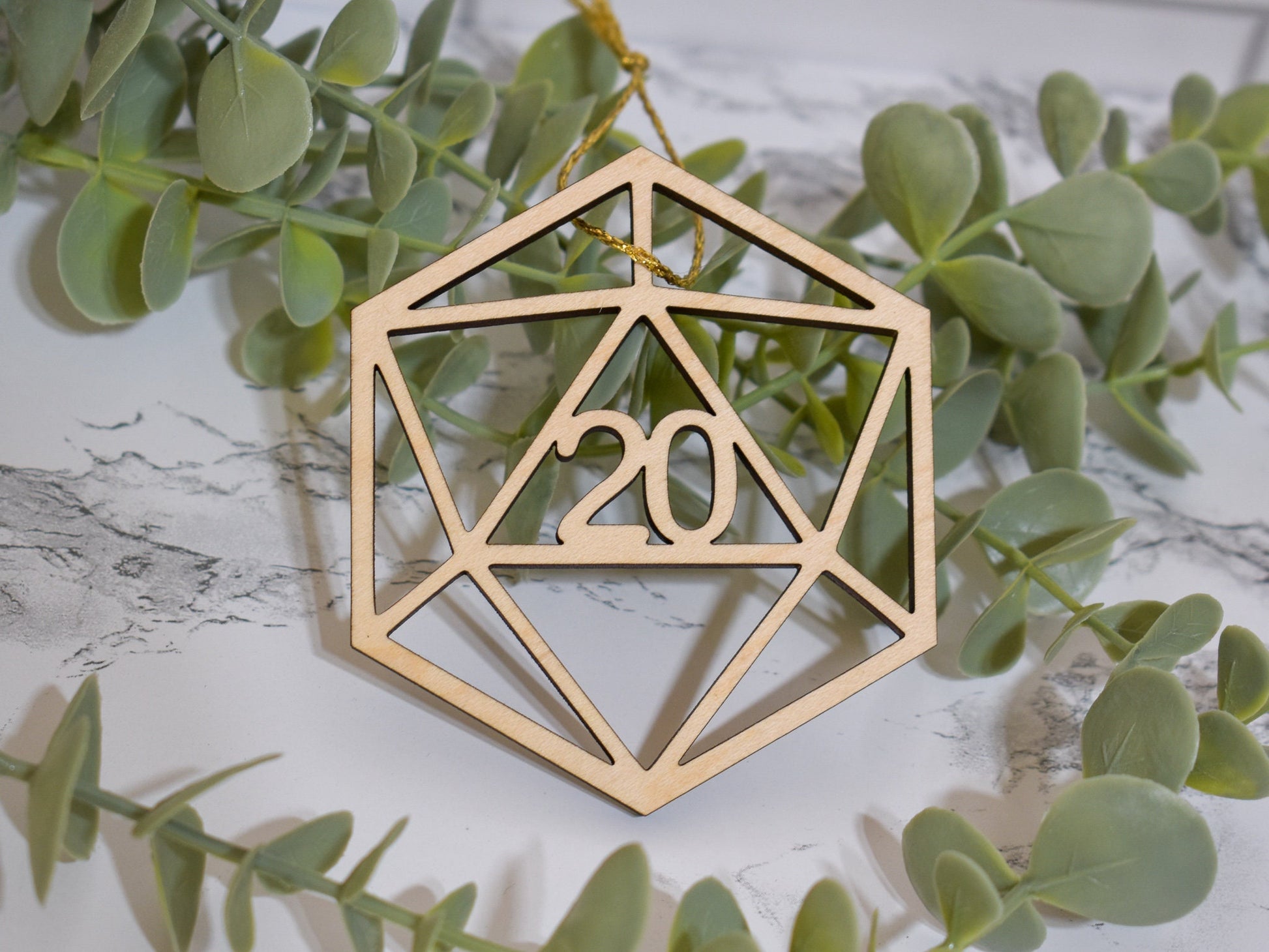D&D D20 Ornament, Dungeons and Dragons Ornament, DnD Gift Tag, Dungeons and Dragons Gift Idea, DnD Christmas Ornament, 2021 Ornament
