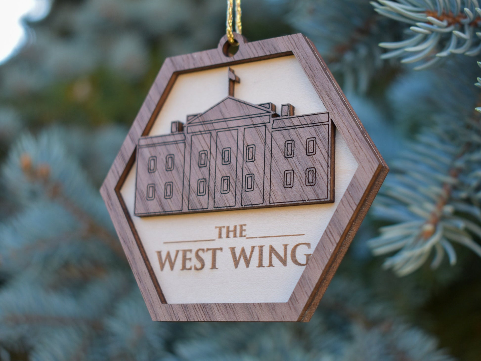 West Wing Ornament, West Wing Gift Idea, Stocking Tag, Gift Tag, Stocking Stuffer, Christmas Ornament,