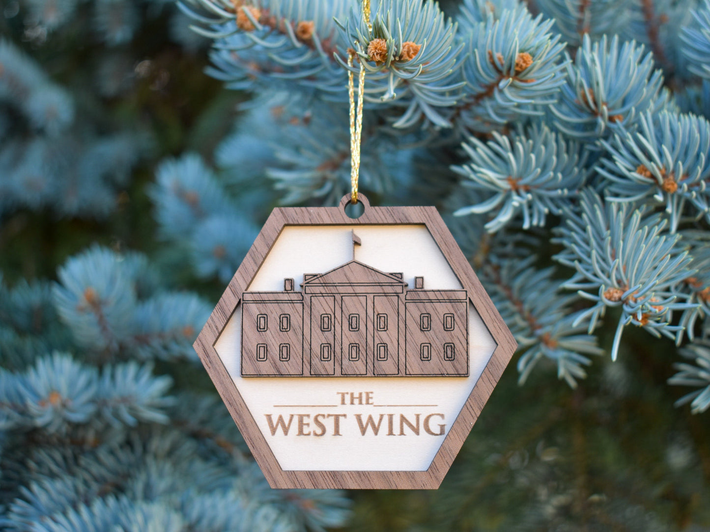 West Wing Ornament, West Wing Gift Idea, Stocking Tag, Gift Tag, Stocking Stuffer, Christmas Ornament,