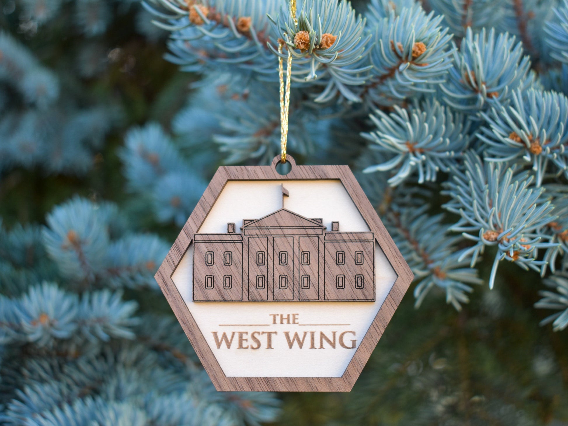 West Wing Ornament, West Wing Gift Idea, Stocking Tag, Gift Tag, Stocking Stuffer, Christmas Ornament,