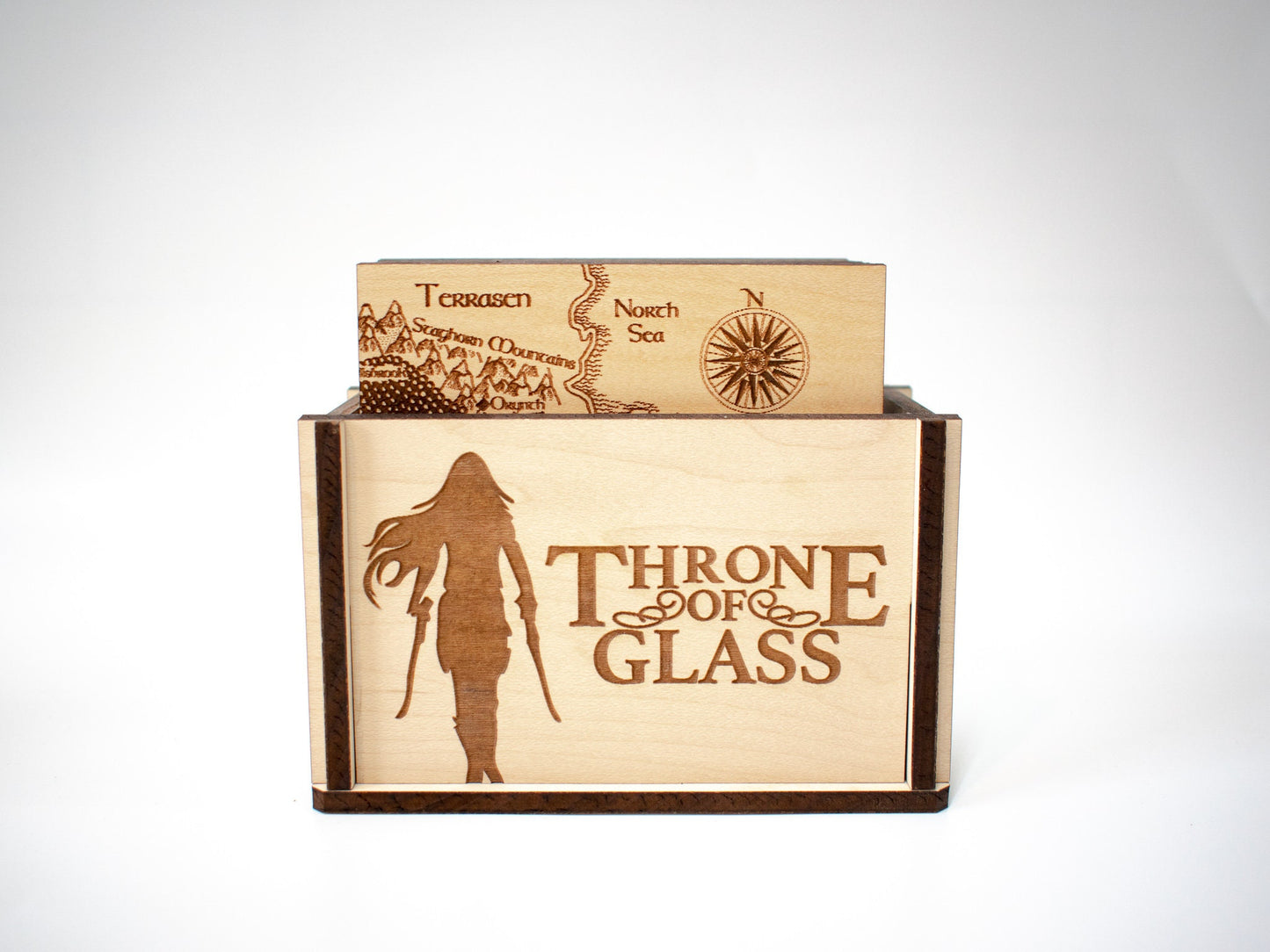 Throne of Glass Coasters, Map Coasters, Throne of Glass Gift Idea, Wood Map, Book Lovers Home Decor