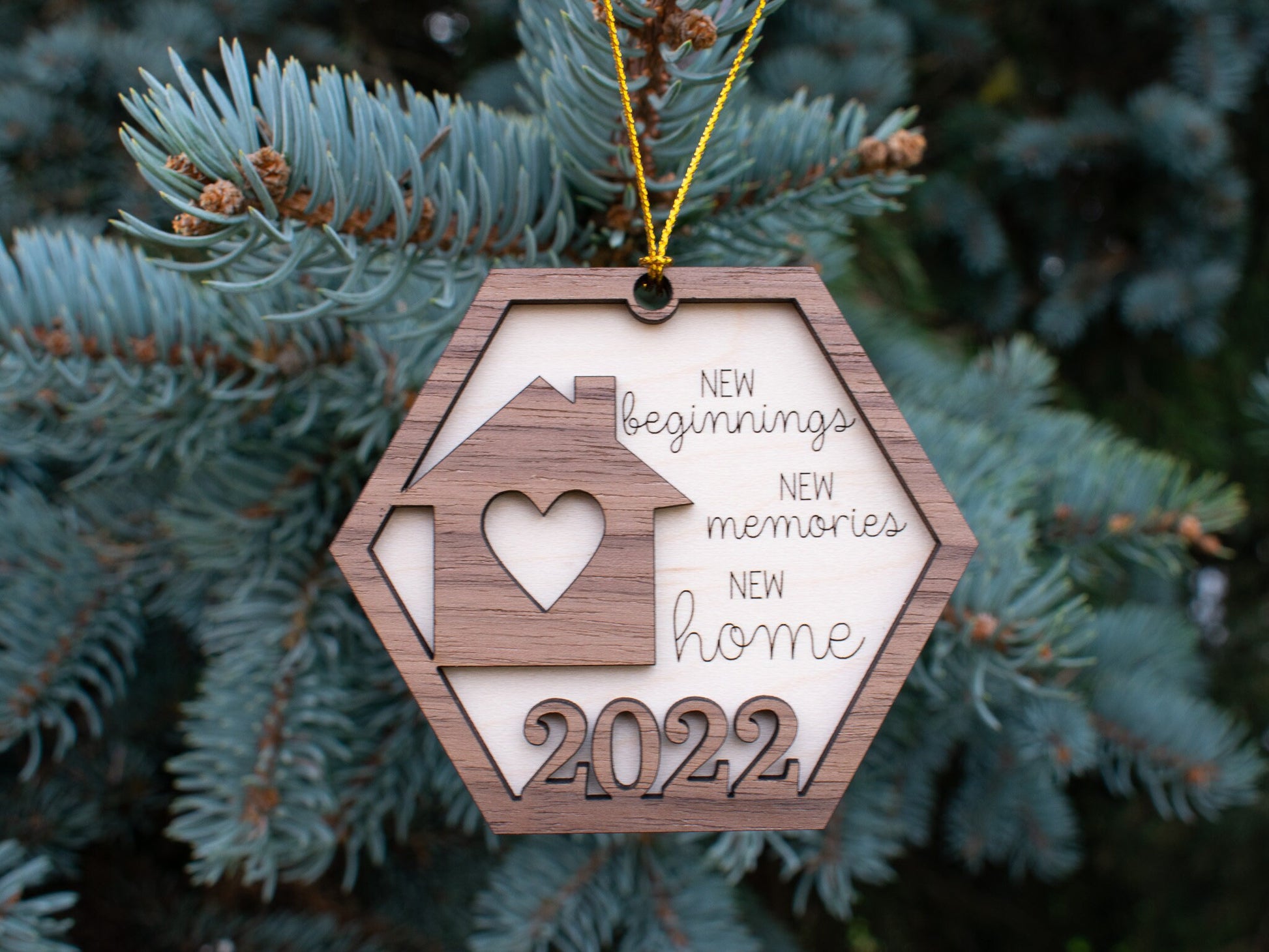 New Home Ornament, 2023 Christmas Holiday Ornament