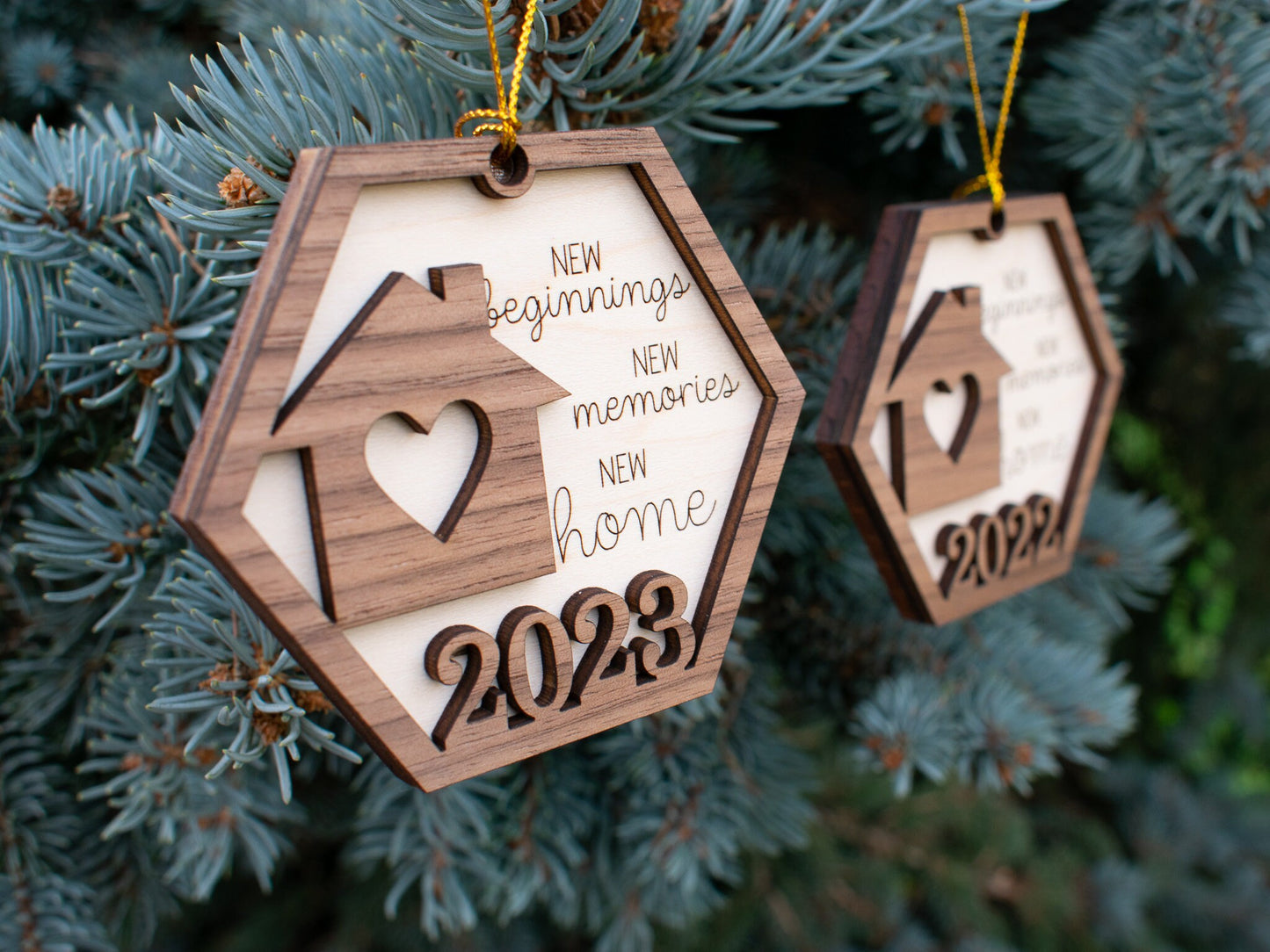 New Home Ornament, 2023 Christmas Holiday Ornament