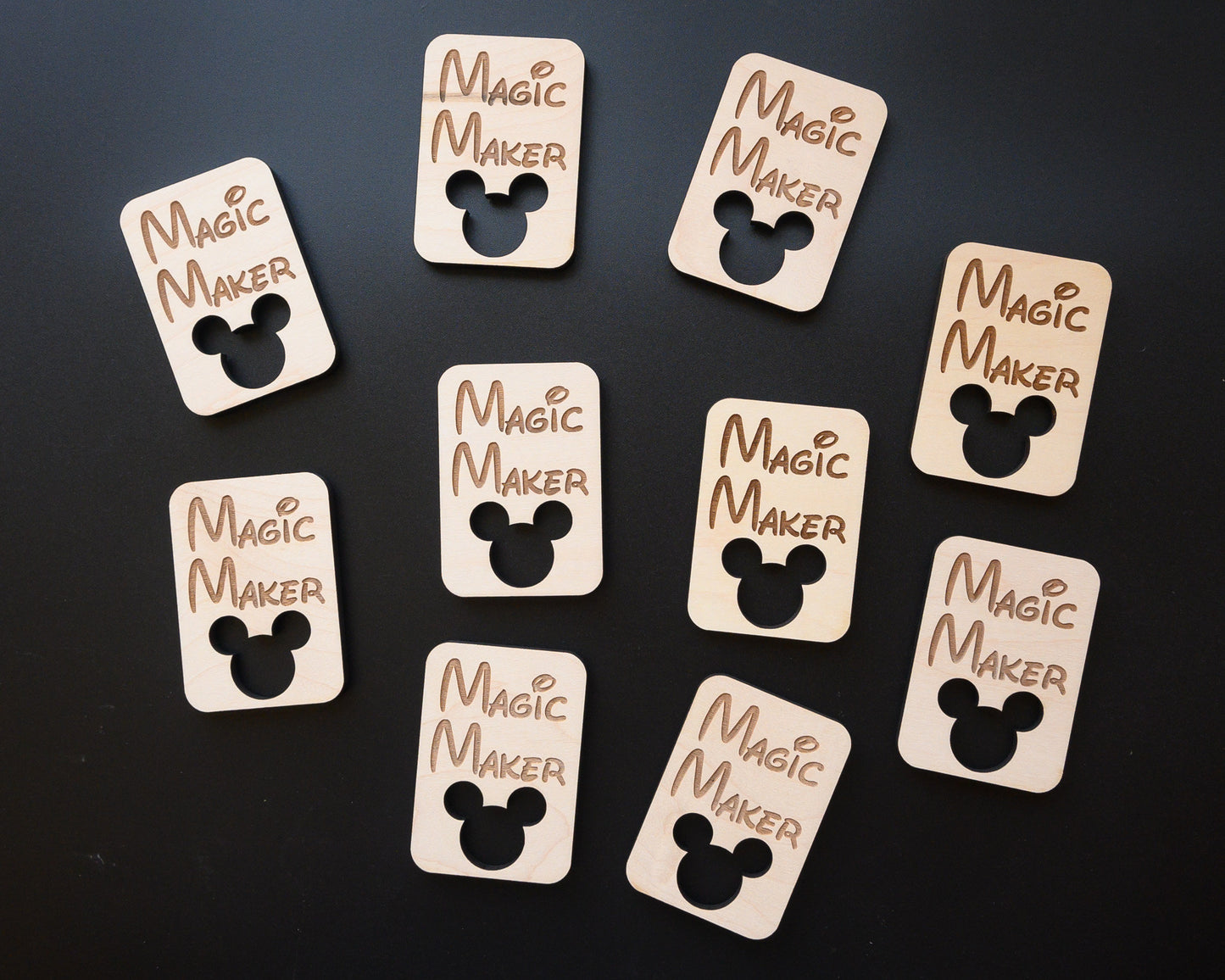 Magic Maker Magnets, Set of 10, Cast Member Tokens, Gift, Vacation Thank You