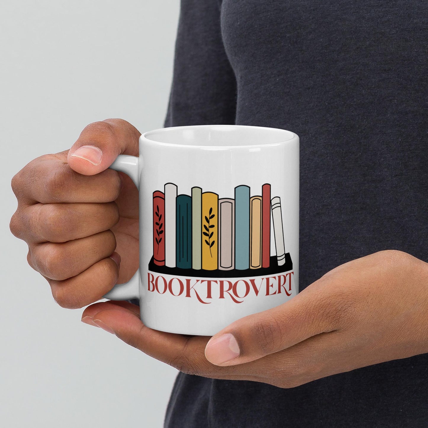 Booktrovert Mug: For Book Loving Introverts and Bibliophiles