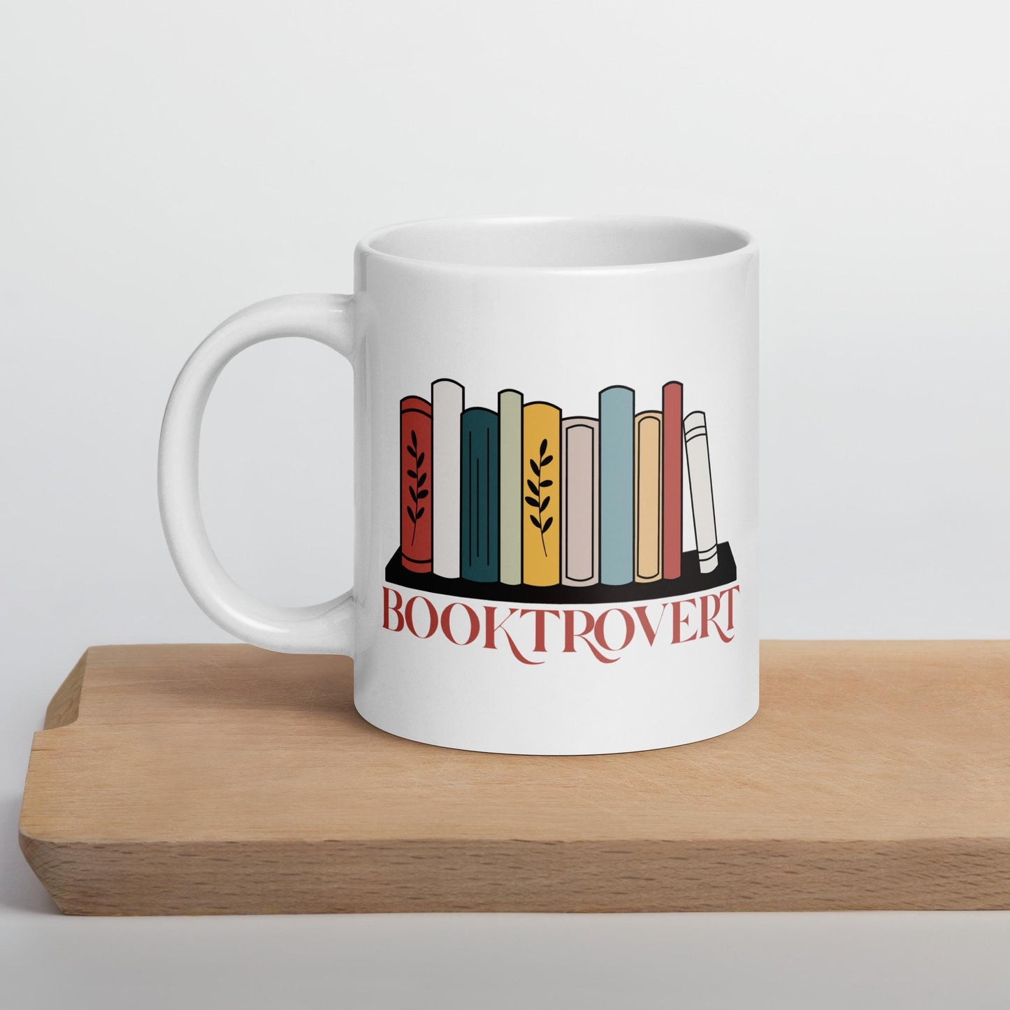 Booktrovert Mug: For Book Loving Introverts and Bibliophiles