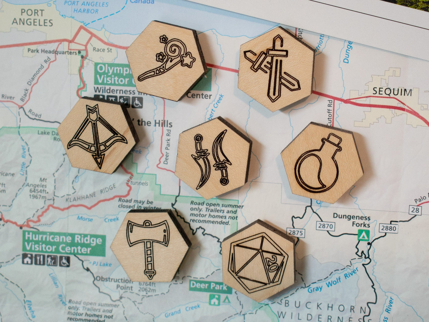 D&D Magnets, DM Gift, RPG Magnets, DnD Stocking Stuffer, Dungeons and Dragons Accessory