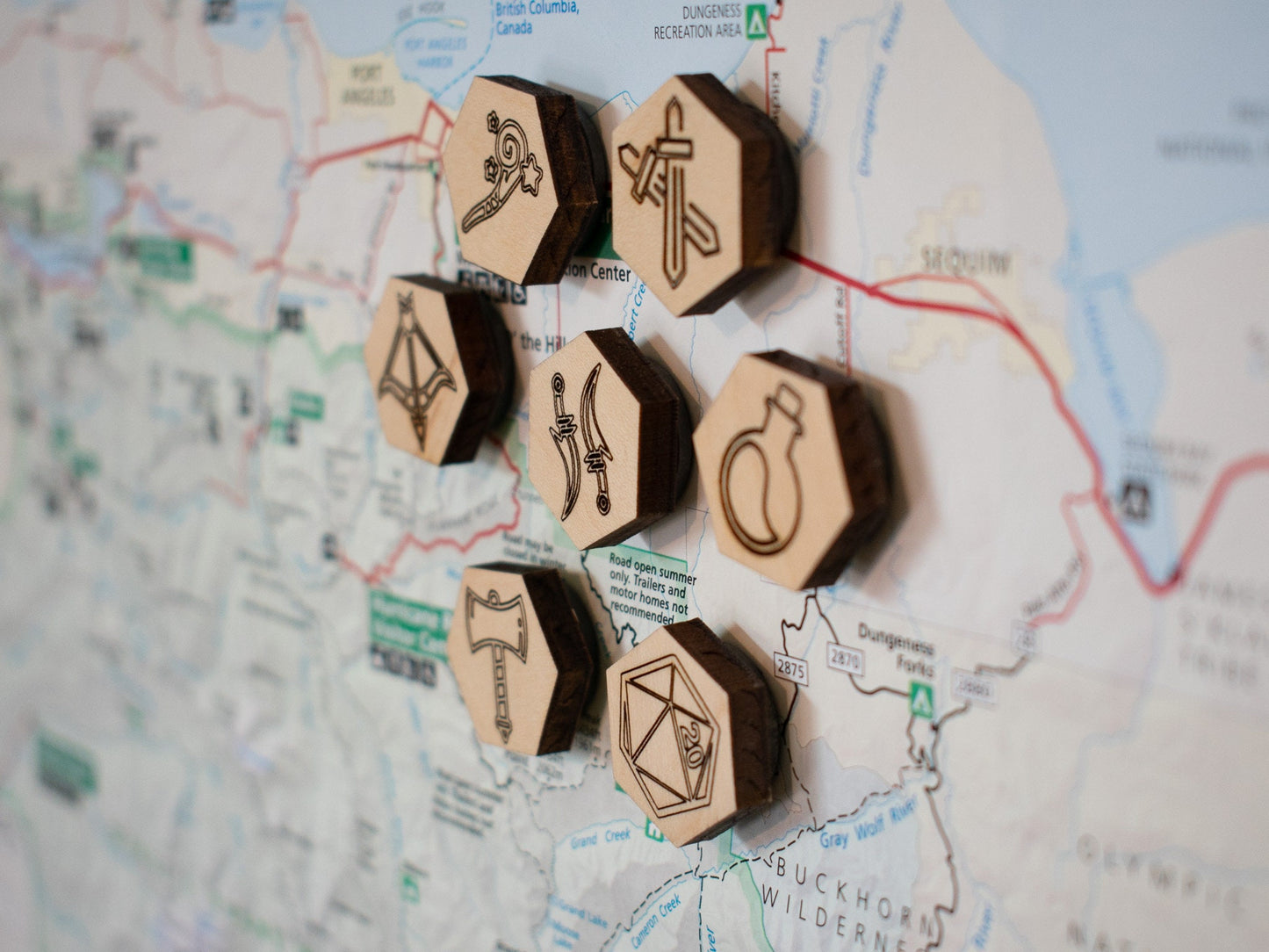 D&D Magnets, DM Gift, RPG Magnets, DnD Stocking Stuffer, Dungeons and Dragons Accessory